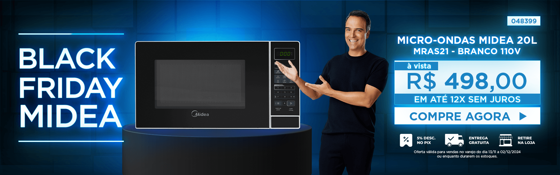 Microondas Midea 20L