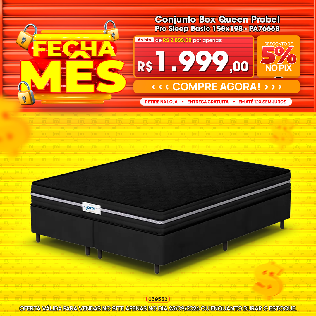 Conjunto Box Queen Probel
