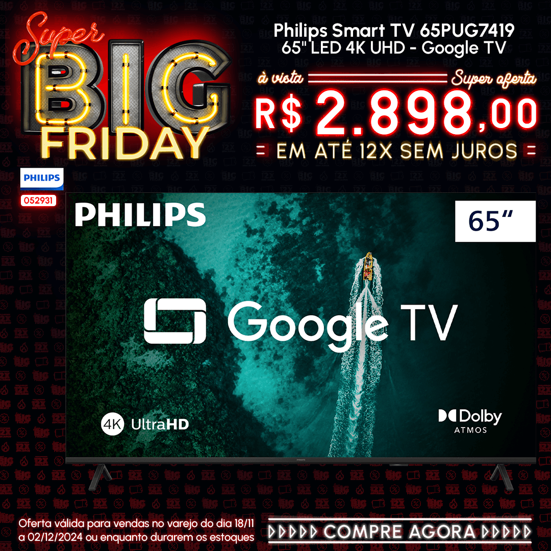 TV Philips 65 UHD 4K Mobile