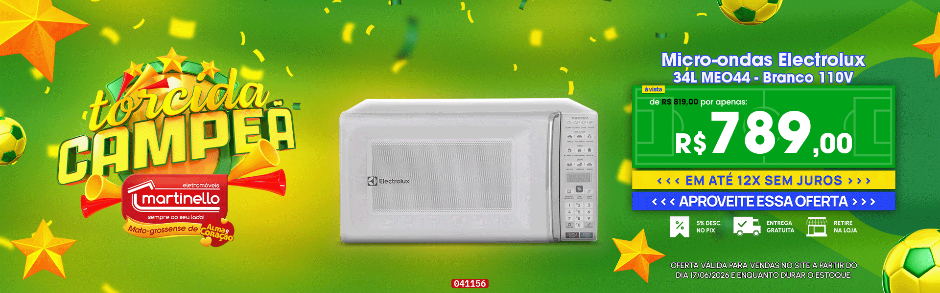 Micro-ondas Electrolux