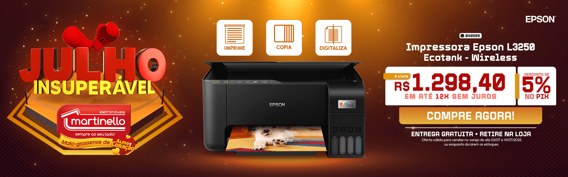 Impressora Epson Ecotank