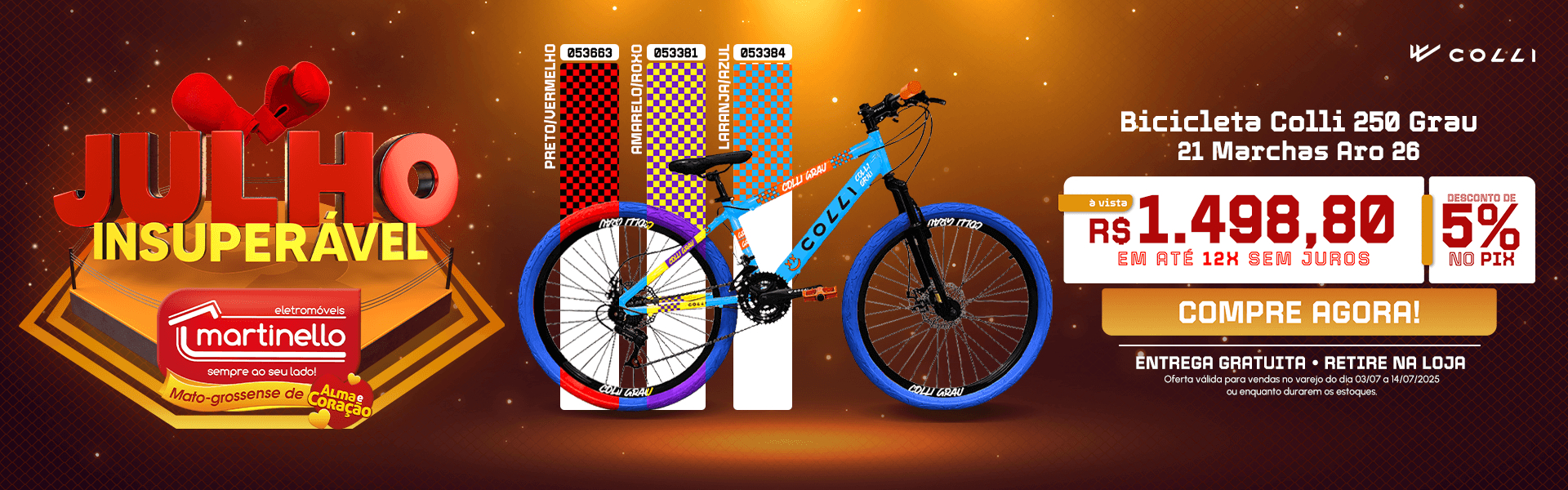 Bicicleta Colli 250 Grau