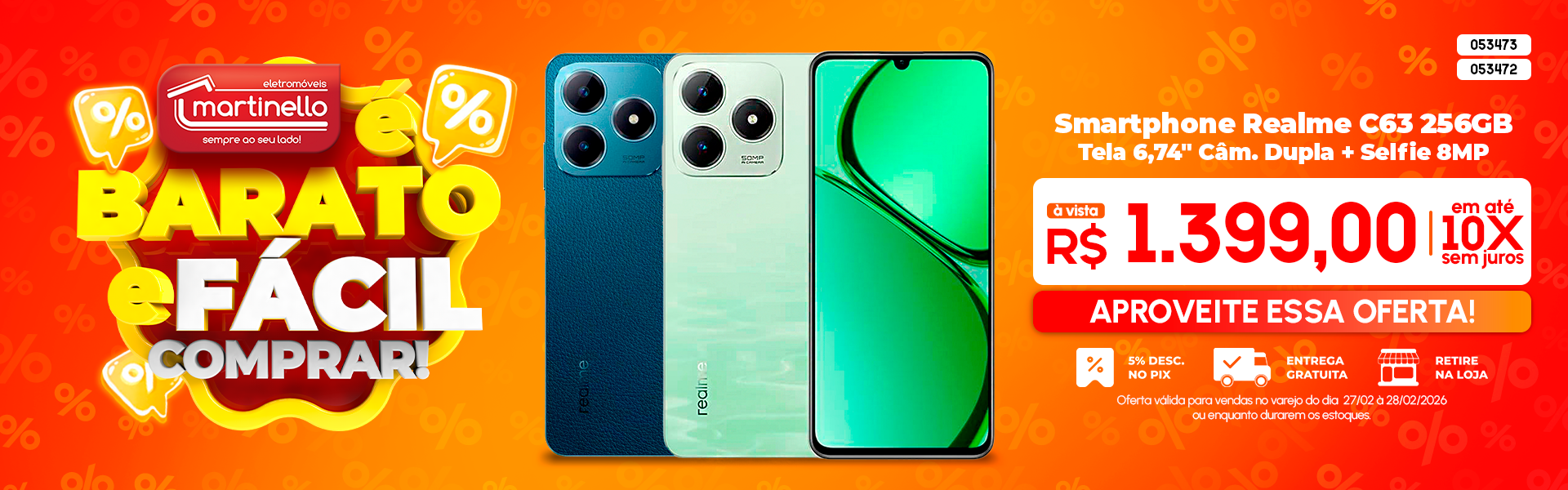 Smartphone Realme C63 256GB