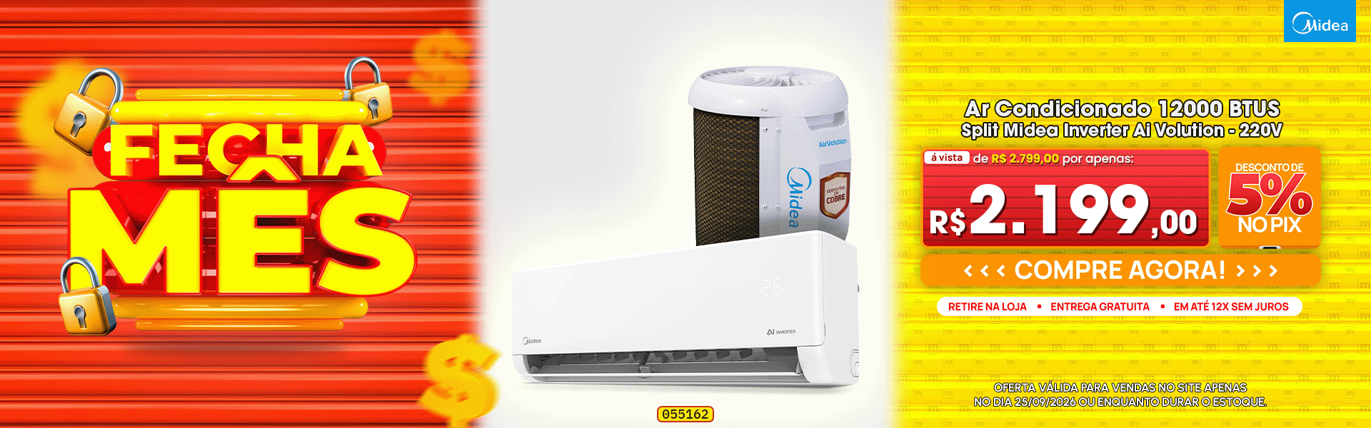 Ar Condicionado 12000 BTUS