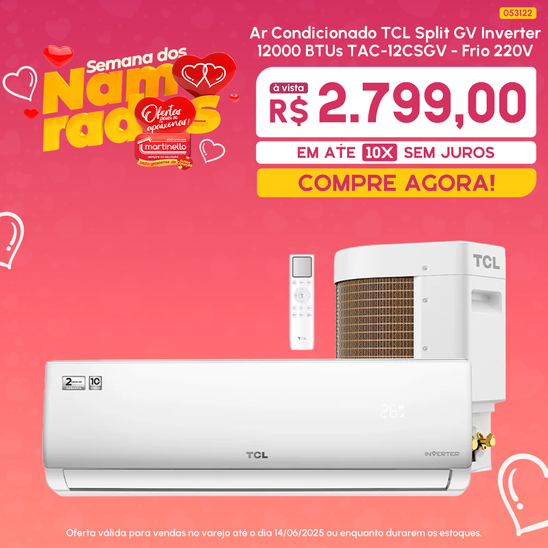 Ar Condicionado TCL Split GV Inverter