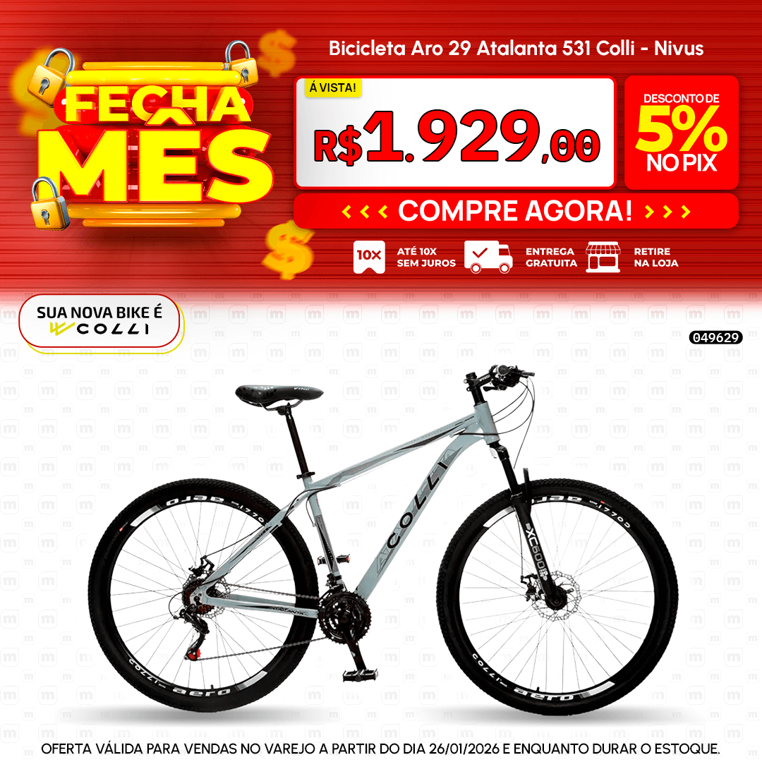 Bicicleta Aro 29 Atalanta 531 Colli - Nivus