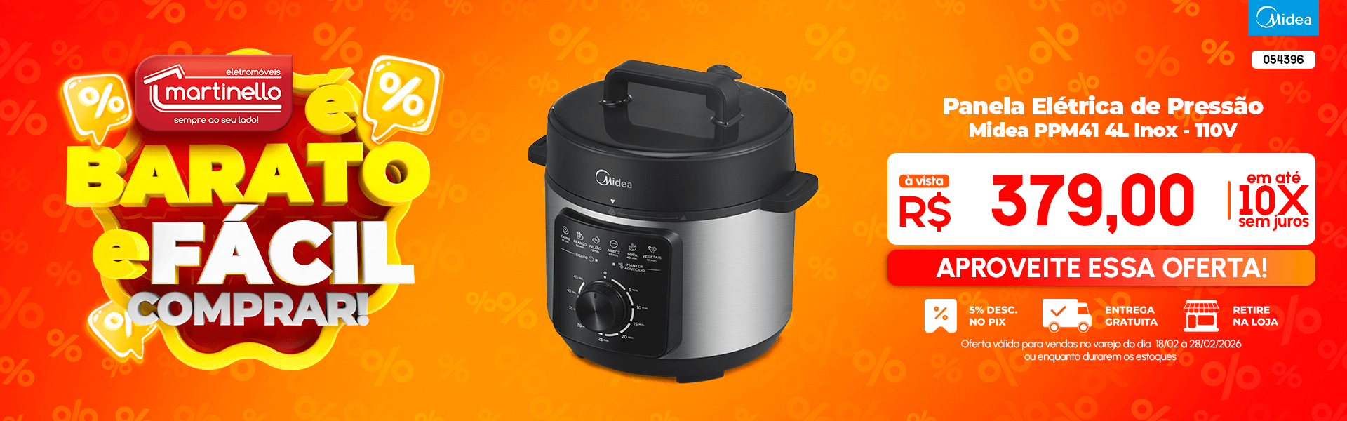 Panela Elétrica de Pressão