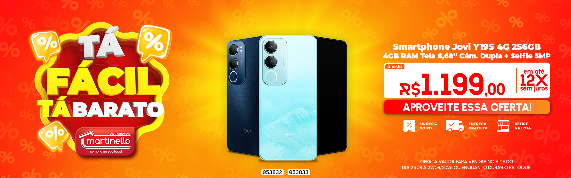 Smartphone Jovi Y19S 4G 256GB