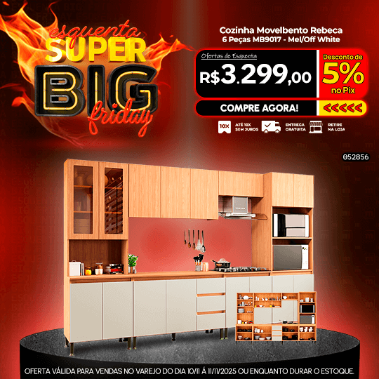 Cozinha Movelbento Rebeca