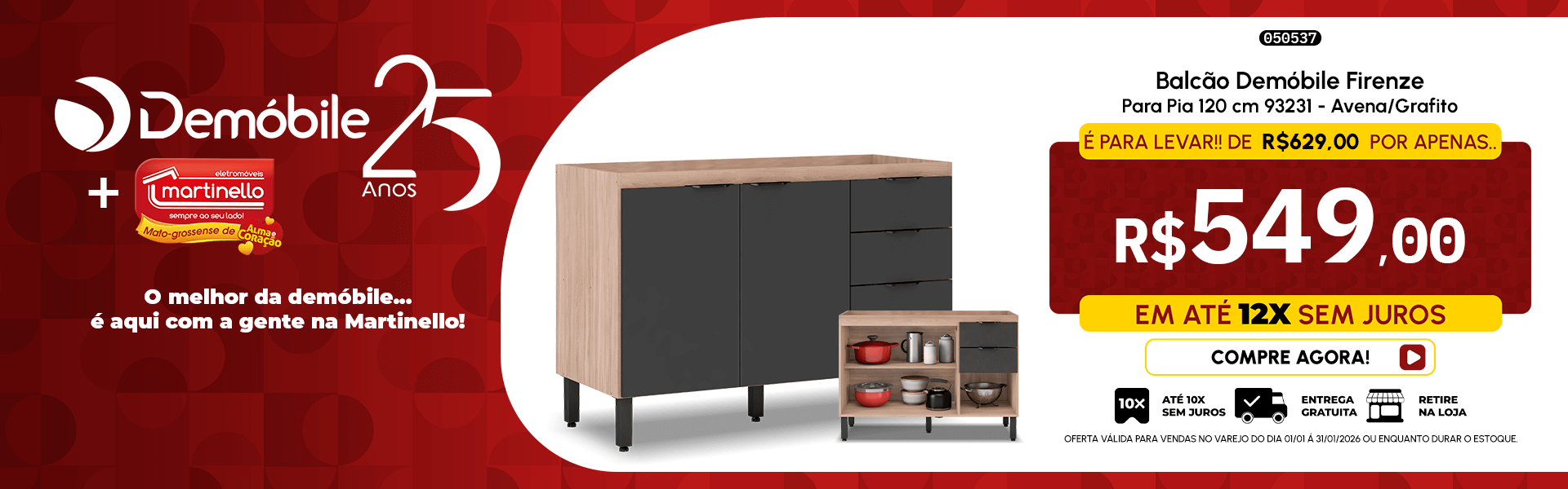 Balcão Demóbile Firenze