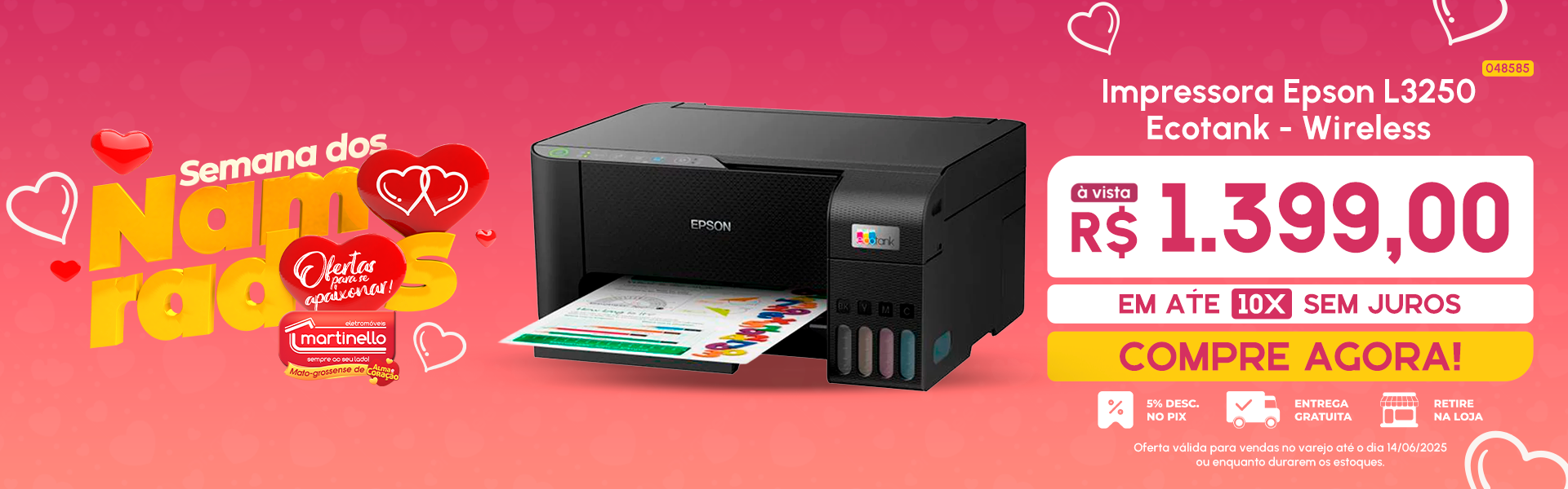 Impressora Epson L3250 Ecotank