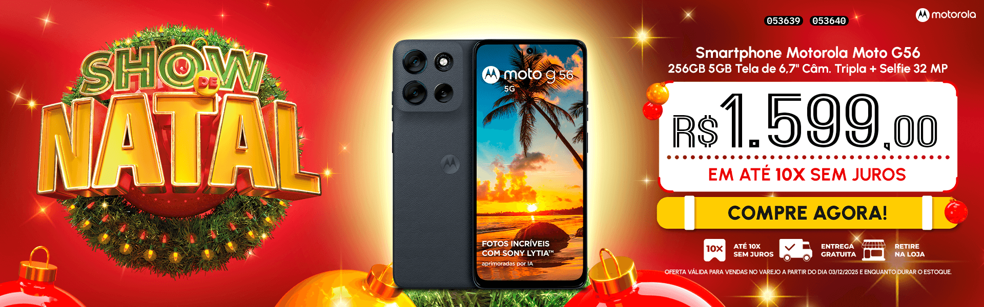 Smartphone Motorola Moto G56