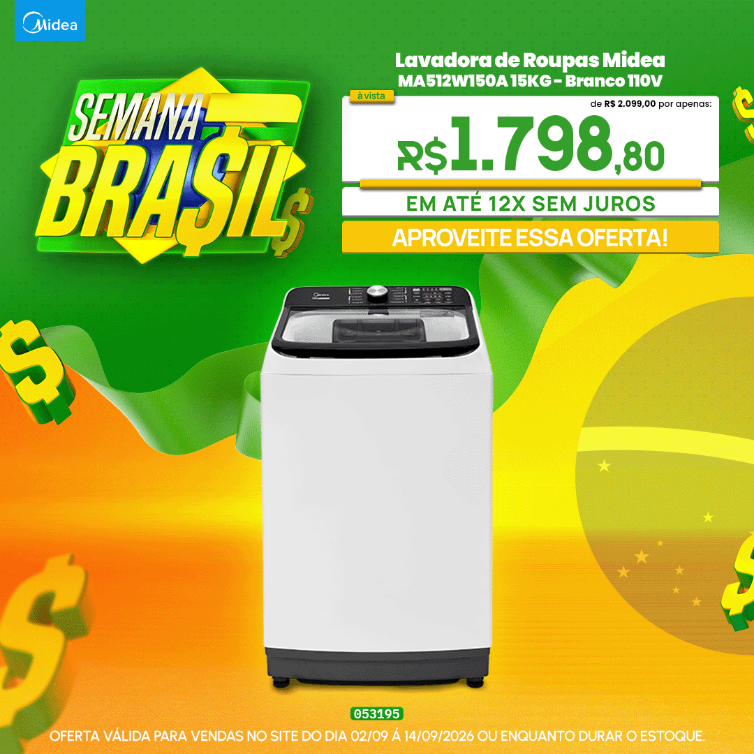 Lavadora de Roupas Midea