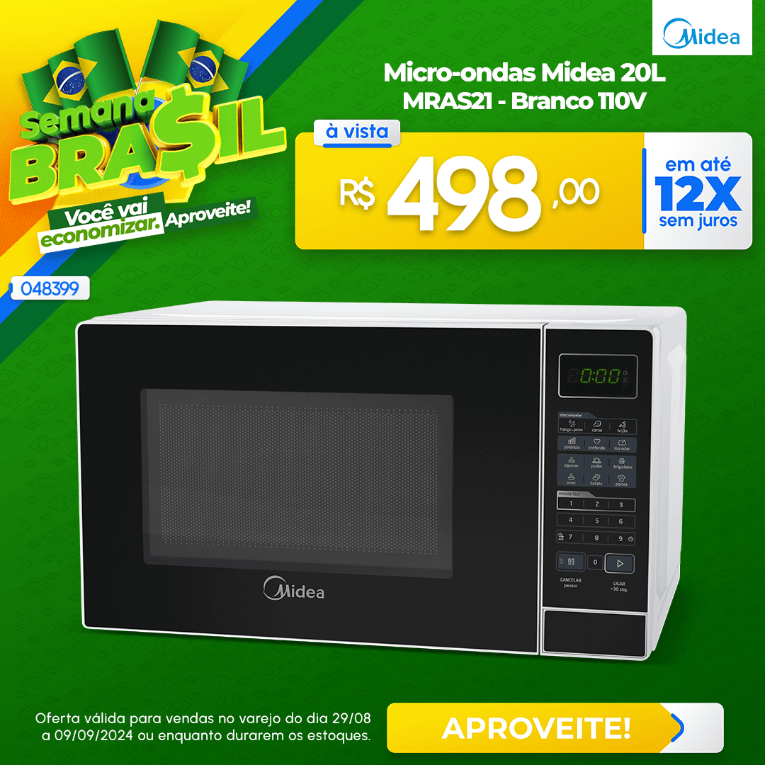 Microondas Midea 20L Mobile