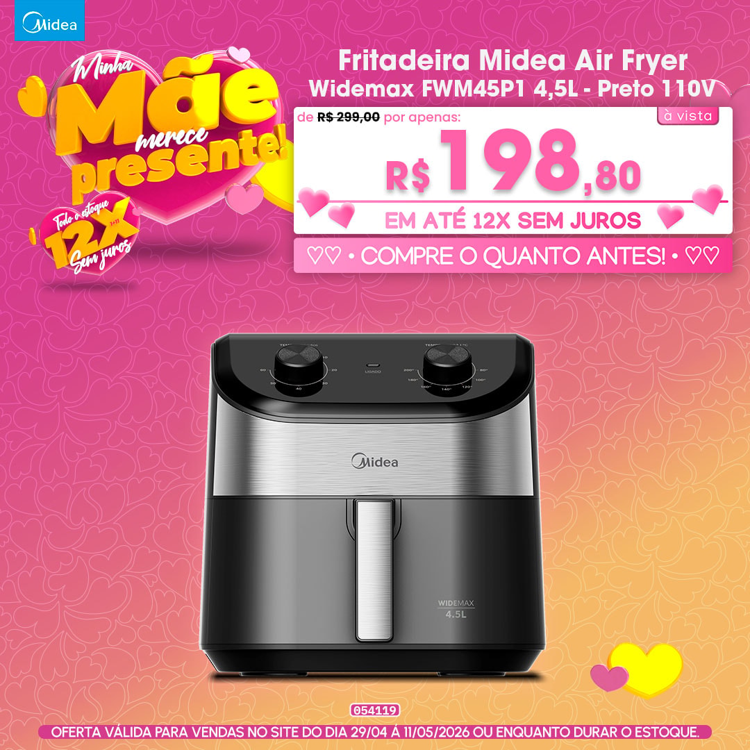 Fritadeira Midea Air Fryer