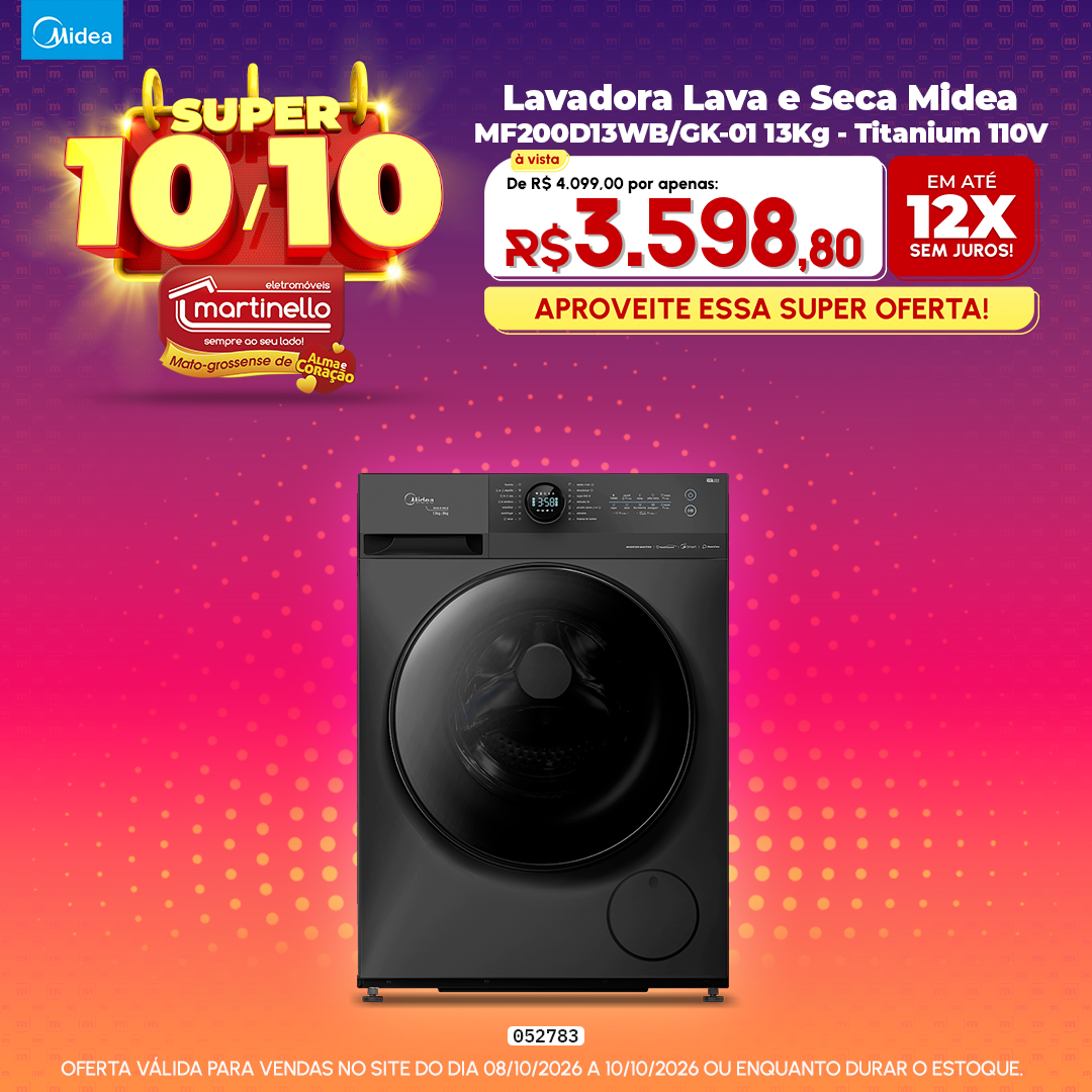 Lavadora Lava e Seca Midea