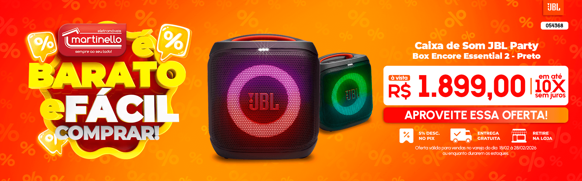 Caixa de Som JBL Party