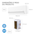 Ar Condicionado 22000 BTUS Split Midea AirVolution Lite Inverter 42EBVCA/38TBVCA - 220V 