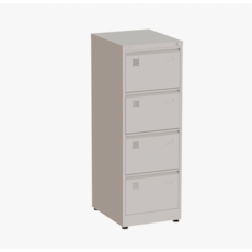 Arquivo de Aço Marzo 4 Gavetas - Cinza