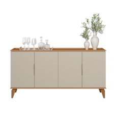 Balcão Buffet Linea Brasil Évora 1.6 - Jequitibá/Off White