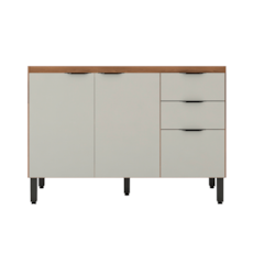 Balcão Demóbile Firenze Para Pia 120 cm 93231 - Amêndola/Nude