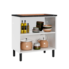 Balcão Itatiaia New Premium 2 Portas Cook - Branco
