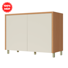 Balcão Nesher Condessa 120 cm 2 Portas 500969 - Carvalho/Greige