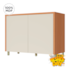 Balcão Nesher Condessa 120 cm 2 Portas 500969 - Carvalho/Greige