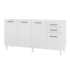 Balcão Telasul Liz 1,60 Metros Sem Tampo 821138-01 - Branco