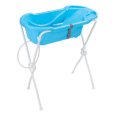 Banheira de Bebê Tutti Baby 6000 com Suporte - Azul