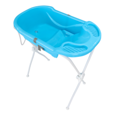 Banheira de Bebê Tutti Baby 6000 com Suporte - Azul