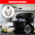 Batedeira Arno Planetaria Super Chef KM01 - Preta 110V