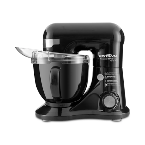Batedeira Britania Planetária BBP760P Turbo - Preto 220V