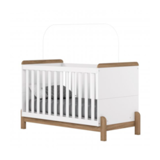 Berço Henn Mini-Cama Ternura 2X1 I29-190 - Branco/Jequitiba Berço Henn Mini-Cama Ternura 2X1 I29-190 - Branco/Jequitiba