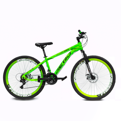 Bicicleta Aero Bike 491 RBX Alumínio 26 - Verde Neon