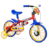 Bicicleta Aro 12 Nathor Masculino Fireman - Vermelha/Azul