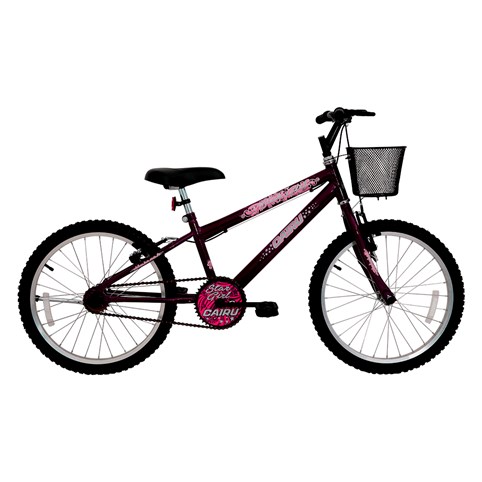 Bicicleta Aro 20 Cairu Star Girl - Violeta 319701
