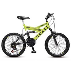 Bicicleta Aro 20 GPS 310 Colli  - Amarelo Neon