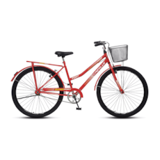 Bicicleta Aro 26 Fort 195 Colli - Vermelha