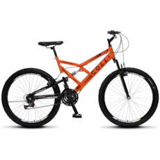 Bicicleta Aro 26 GPS 148 21 Marchas Colli - Laranja Neon