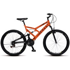 Bicicleta Aro 26 GPS 148 21 Marchas Colli - Laranja Neon