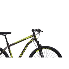 Bicicleta Aro 29 Athena 445 Colli - Preto fosco/Amarelo neon