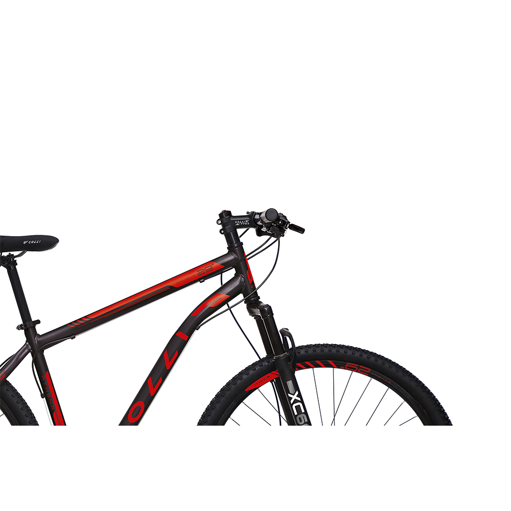 Bicicleta Aro 29 Athena 445 Colli Preto fosco Vermelho Martinello