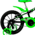 Bicicleta Cairu 311683 MTB Masculino Racer Kids 16 - Preto/Verde