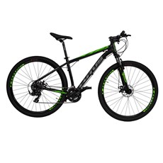 Bicicleta Cairu Alumínio Lótus Nitro 312135 Aro 29 - Preto/Verde