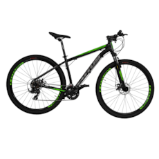 Bicicleta Cairu Alumínio Lótus Nitro 312135 Aro 29 - Preto/Verde Bicicleta Cairu Alumínio Lótus Nitro 312135 Aro 29 - Preto/Verde