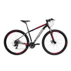 Bicicleta Cairu Alumínio Lótus Nitro 312513 Aro 29 - Preto/Vermelho Bicicleta Cairu Alumínio Lótus Nitro 312513 Aro 29 - Preto/Vermelho