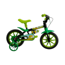 Bicicleta Cairu Masculina Lion Aro 12 - Preto/Verde 127031 Bicicleta Cairu Masculina Lion Aro 12 - Preto/Verde 127031