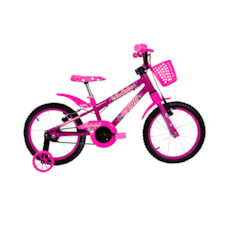 Bicicleta Cairu MTB Feminino Fadinha 16 - Pink 311652
