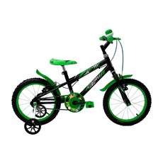 Bicicleta Cairu MTB Masculino Aro 16 319371 - Preto/Verde